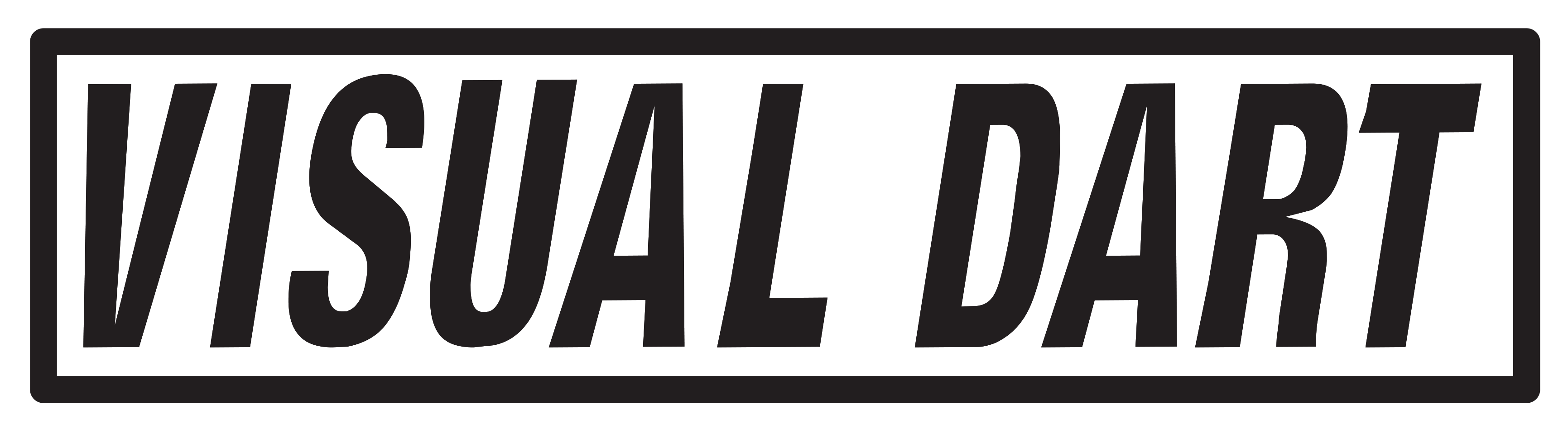 비쥬얼다트 주식회사 로고